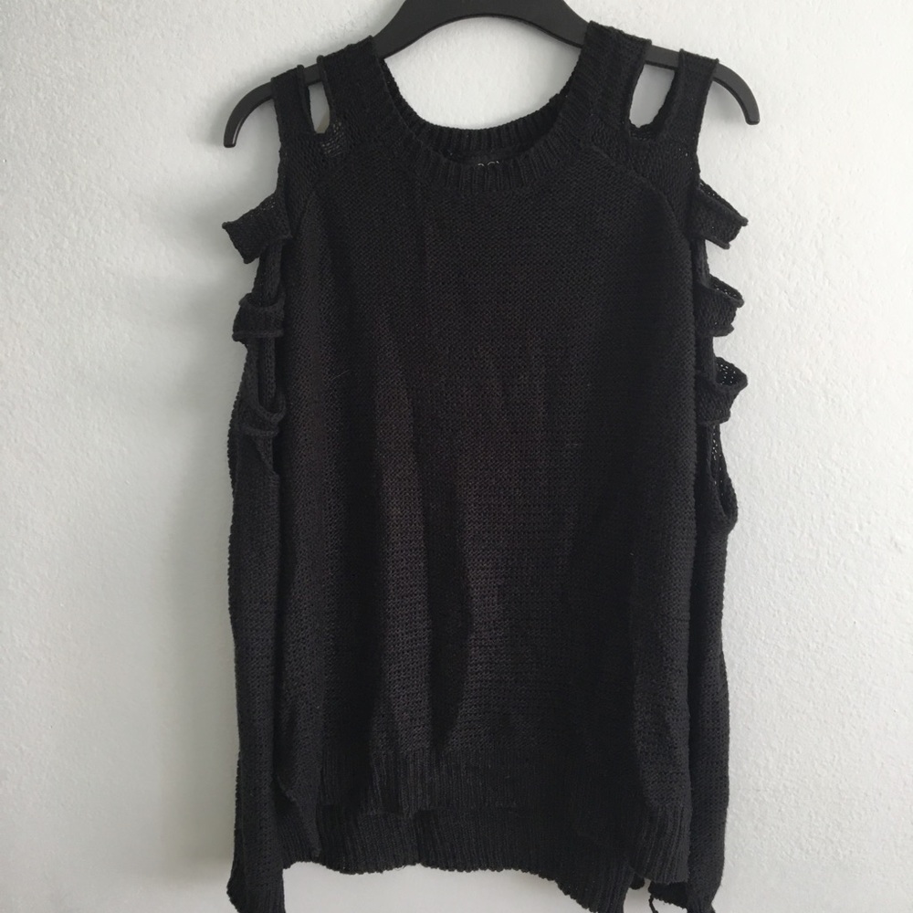 Sweater with arm details